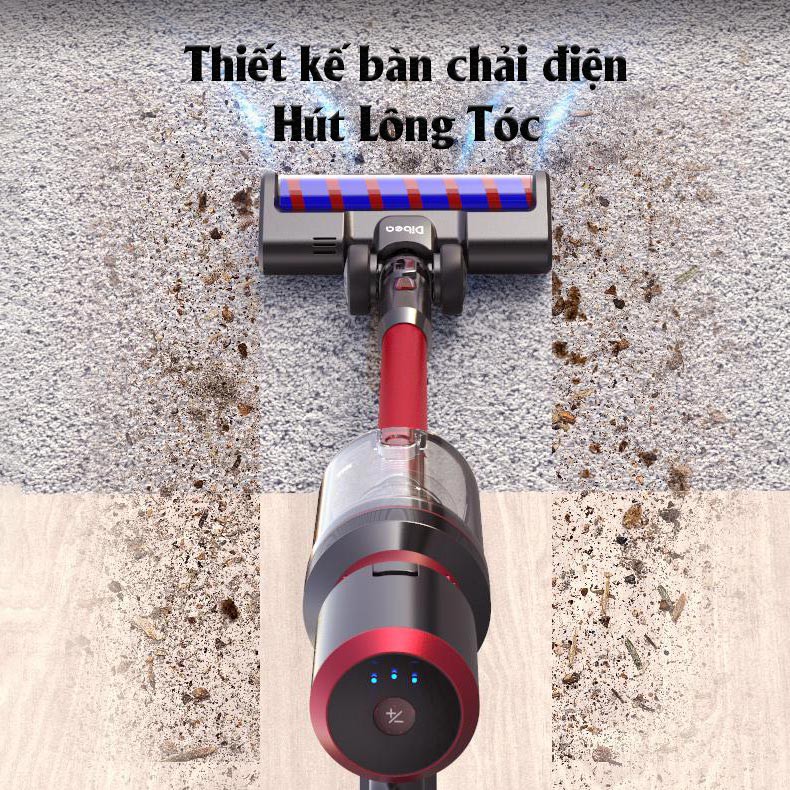 Máy hút bụi cầm tay không dây Dibea F20 Max 28Kpa,hàng chính hãng