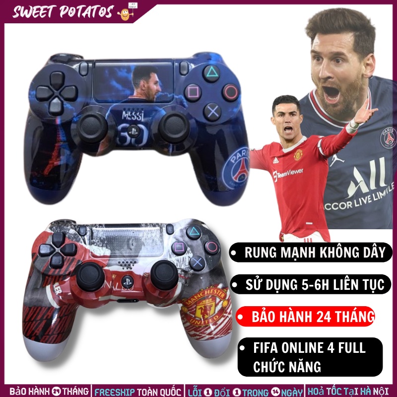 Tay Cầm Dualshock 4 Không Dây 💥𝕭ả𝖓 𝖌𝖎ớ𝖎 𝖍ạ𝖓 💥 Android / IOS 15 / PC / full skill Fifa Online 4, Pes 2022, Pes