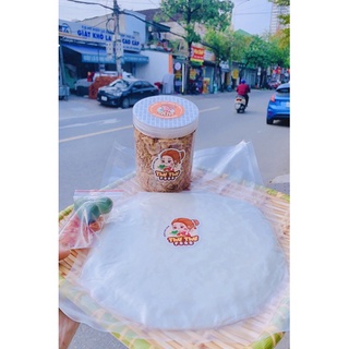 bánh tráng phơi sương muối tôm hành phi