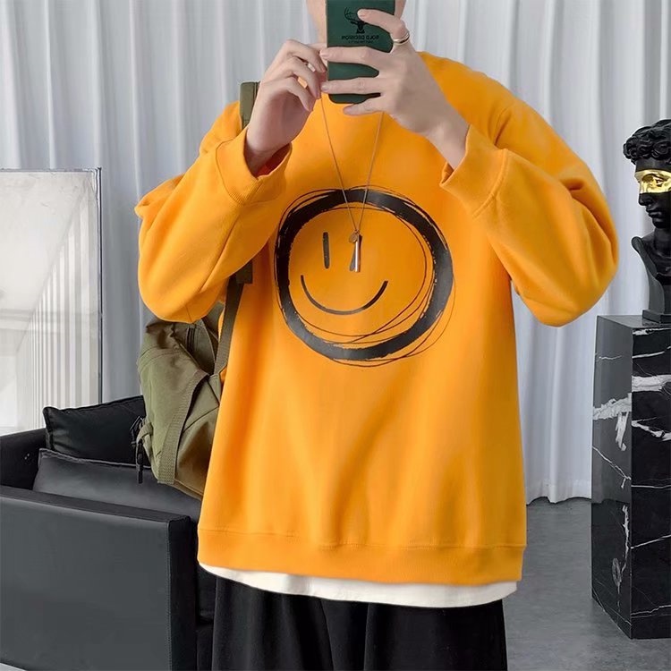 Áo hoodie form rộng phong cách Nhật Bản hợp thời trang size M-5Xl với 4 màu tùy chọn