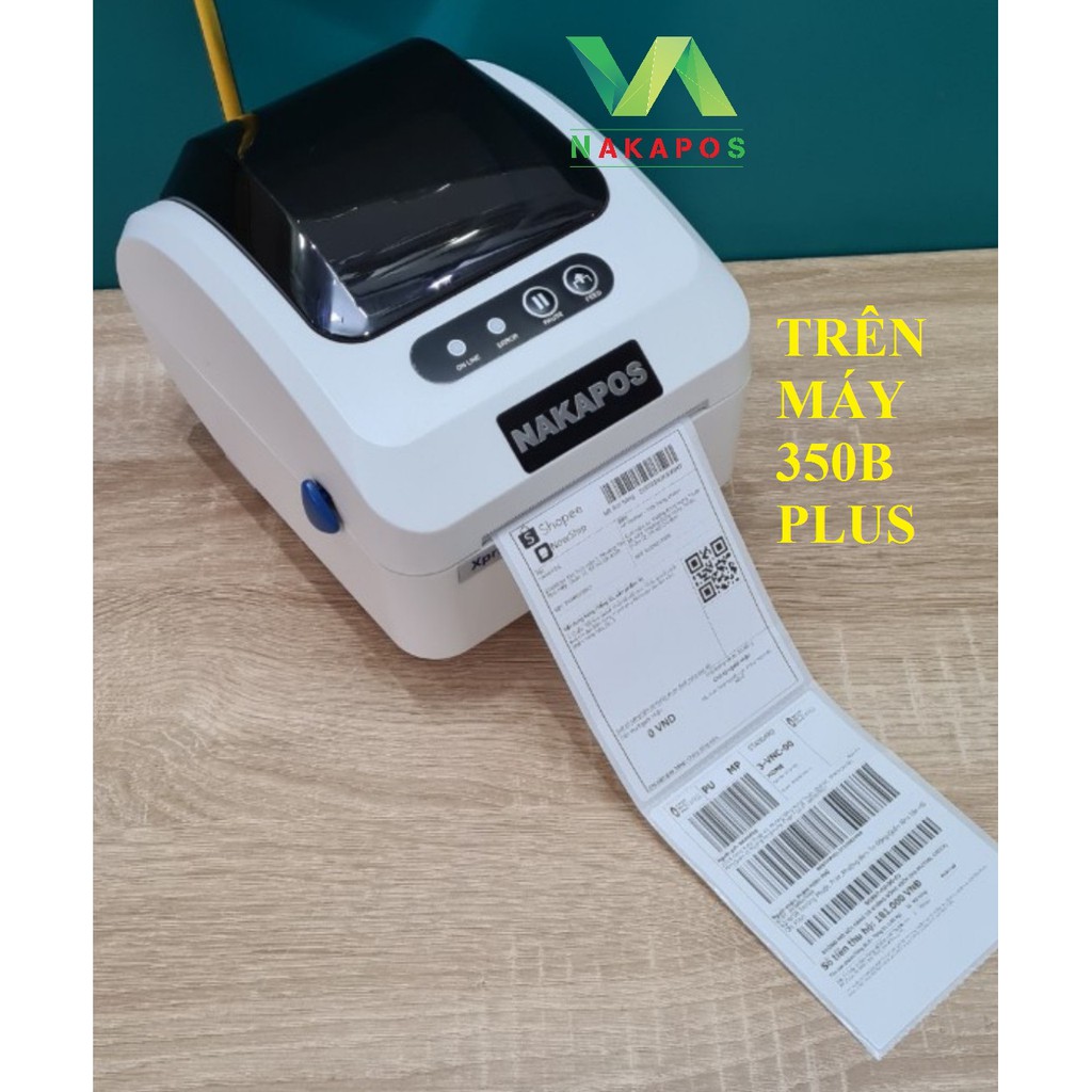 Giấy in đơn shopee TMĐT 80x100 tự dán in nhiệt không cần mực