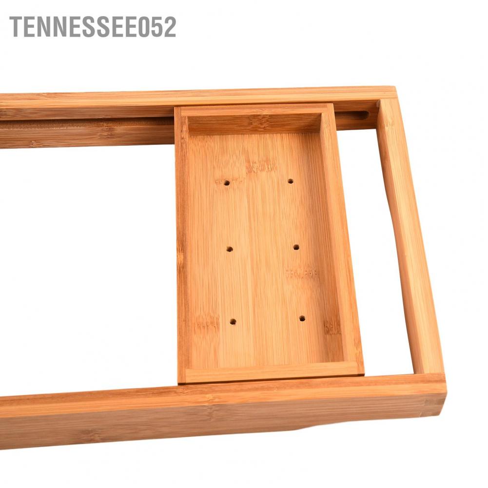 Hàng HOT Khay gác bồn tắm sang chảnh Bằng Gỗ Tre Có Thể Thu Gọn có ngăn đựng nến thơm Cho Nhà Tắm【Tennessee052】