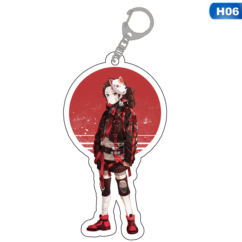 Móc khóa acrylic họa tiết nhân vật trong Demon Slayer: Kimetsu no Yaiba