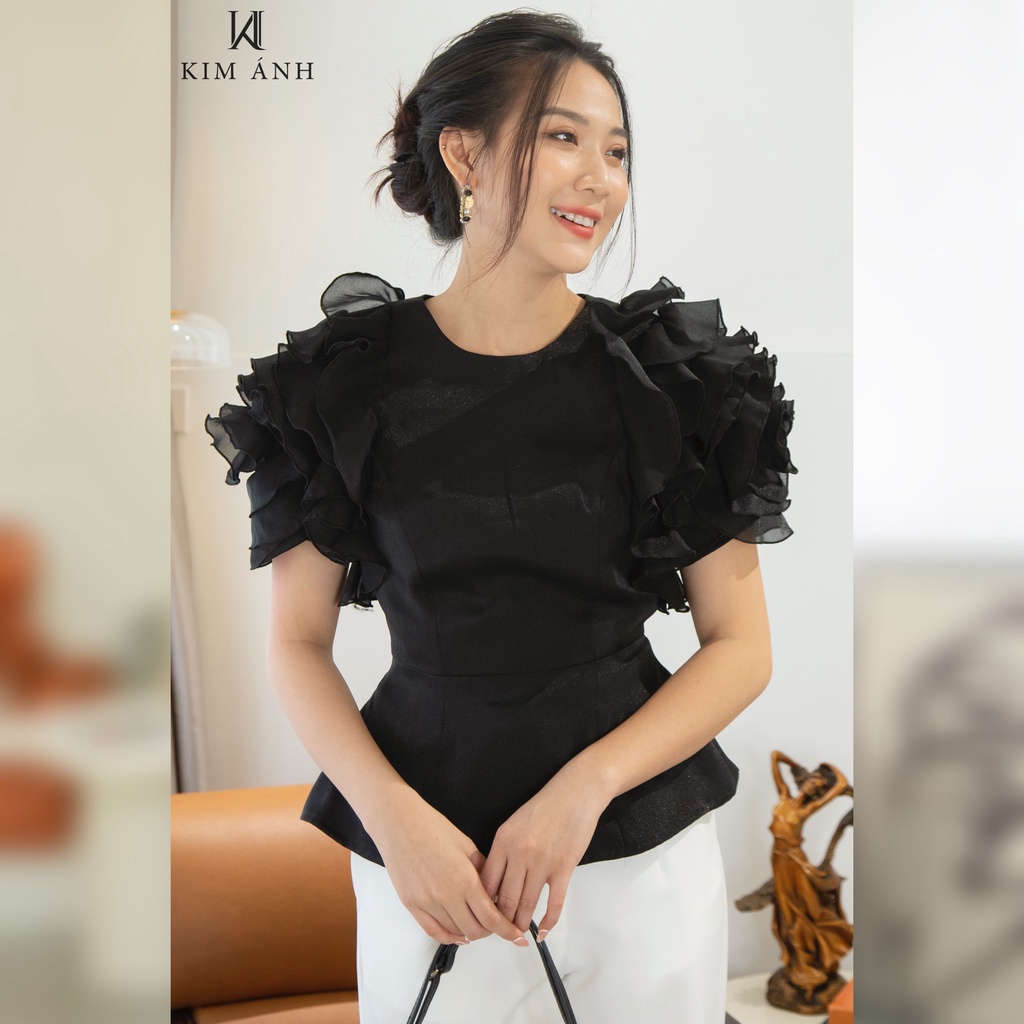 Áo Sơ Mi Nữ Kiểu Nữ , Áo Sơ Mi Nữ Công Sở Kim Ánh Thanh Lịch , Trẻ trung