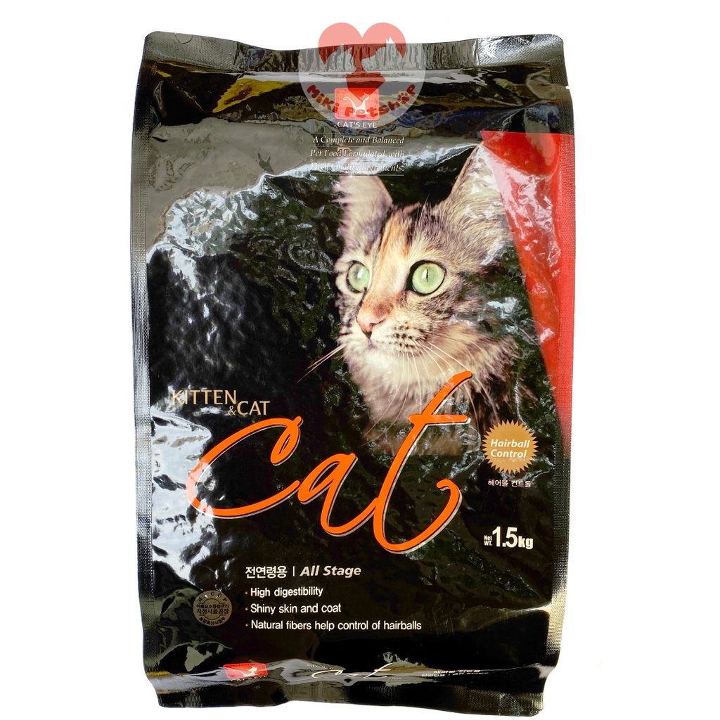 Thức Ăn Cho Mèo Hạt Cat's Eye Gói 1.5Kg Bao Bì Công Ty - Miki Petshop