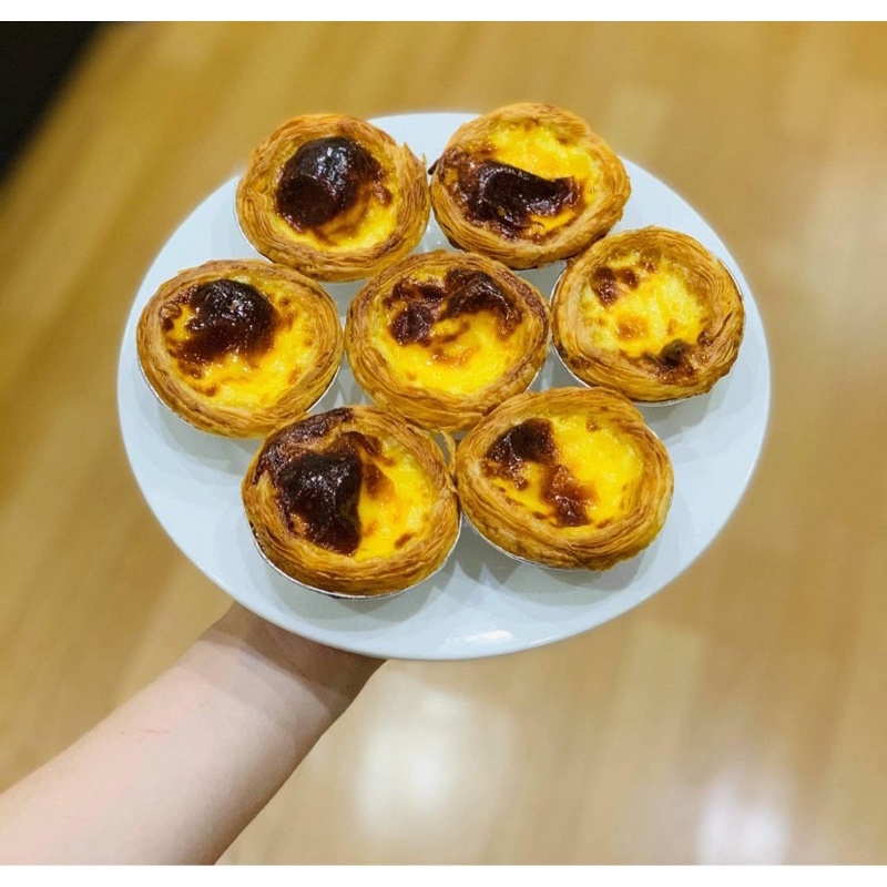 Combo đế bánh tart trứng và kem trứng phô mai Nhất Hương