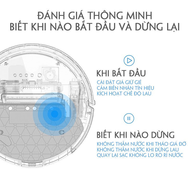 Robot hút bụi lau nhà Ecovacs DD35 - Máy hút bụi thông minh, điều khiển điện thoại