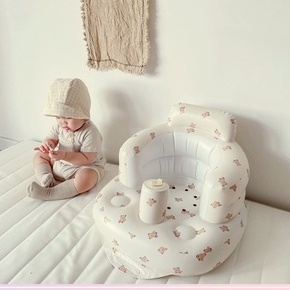 Ghế Tập Ngồi Cho Bé, Bar-Rot, Ghế Ngồi Ăn Dặm Bơm Hơi Tự Động Chống Ngã Cao Cấp Phong Cách Hàn Quốc