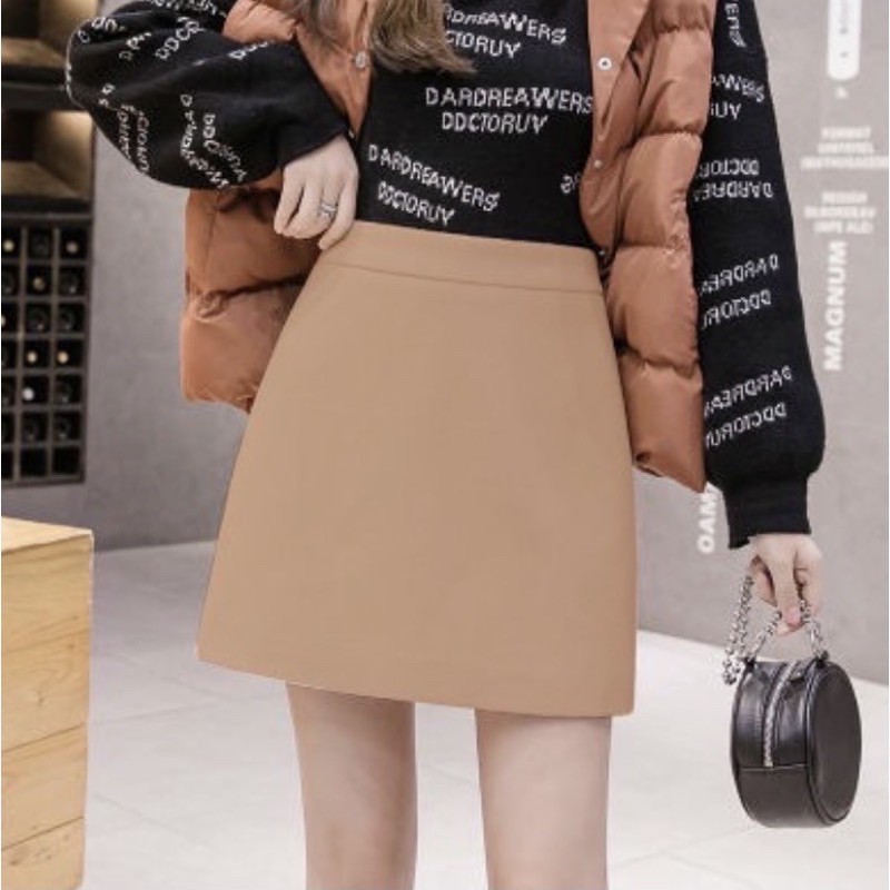 [QUÀ TẶNG LÀ GÓI XẢ VẢI BẠN NHÉ] Chân váy chữ A ngắn lưng cao có quần lót cao cấp, chân váy ngắn đẹp 2021 | BigBuy360 - bigbuy360.vn