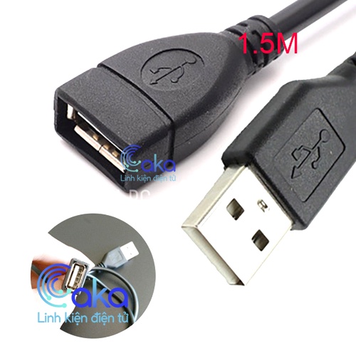 Dây cáp USB nối dài đực cái 1.5M