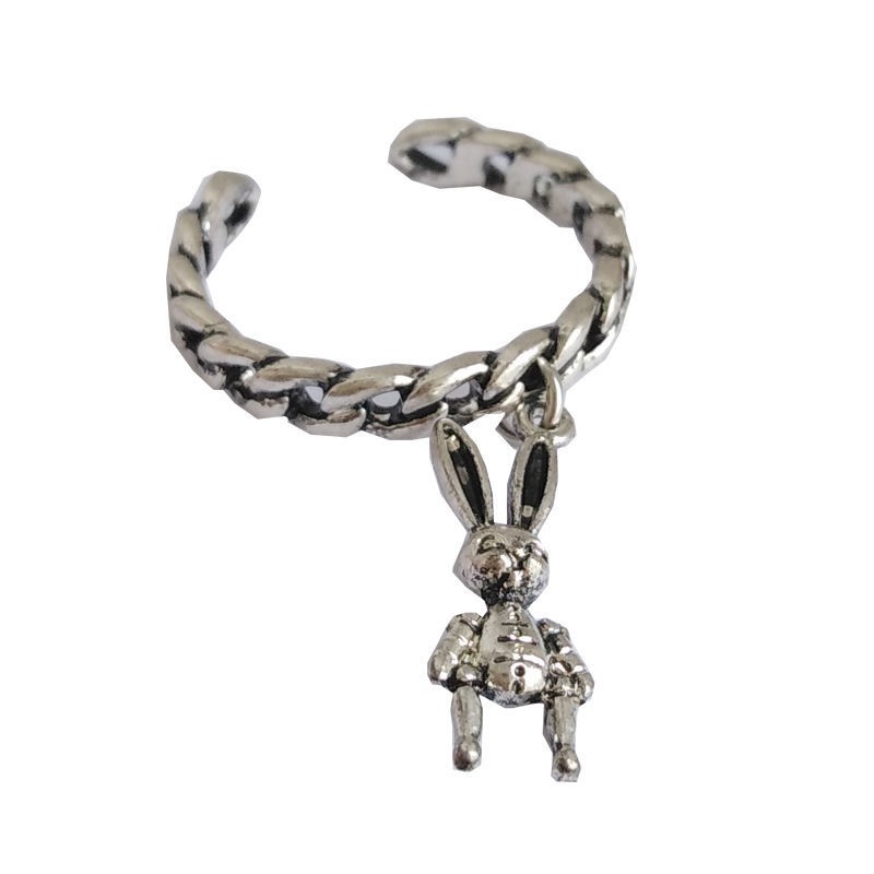 Nhẫn Mạ Bạc 925 Hình Thỏ Xinh Xắn Phong Cách Hàn Quốc | BigBuy360 - bigbuy360.vn