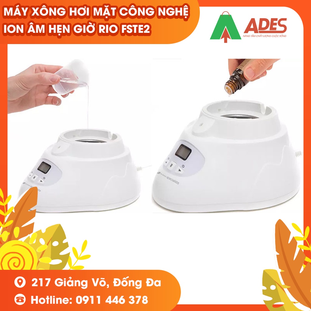 Máy xông hơi mặt công nghệ ion âm kèm chức năng hẹn giờ Rio FSTE2 - Chính hãng - 1 đổi 1 trong 12 tháng - NEW HOT 2022