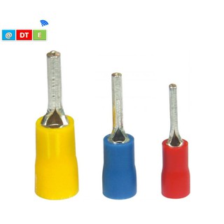 ĐẦU COSE PIN TRÒN ĐẶC CÓ BỌC NHỰA PTV, Giá cho 100 cái/ bịch
