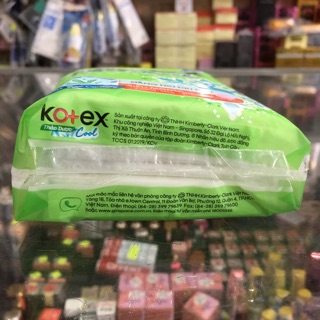 Băng vệ sinh Kotex thảo dược Cool không cánh