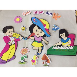 TRANH GÓC DECAL BỒI XỐP