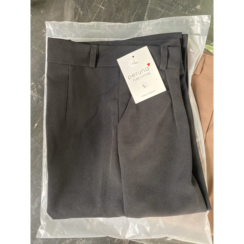Quần culottes - Quần ống suông tuyết mưa dài 1m - Suông 1m