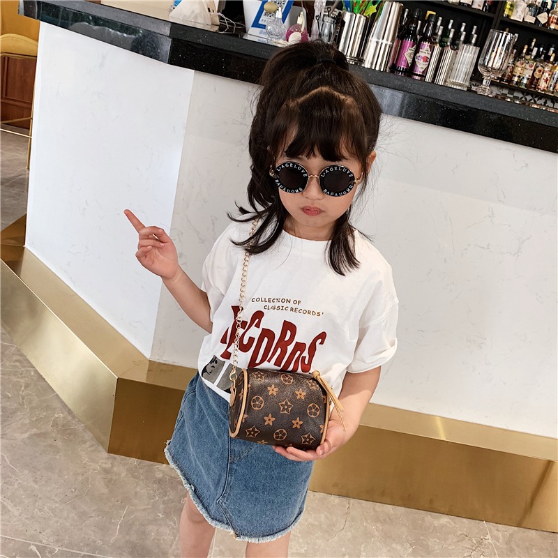 Túi đeo chéo có khóa kéo thời trang cho bé gái