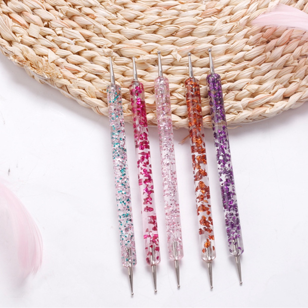 Set 5 Bút Hai Đầu Dùng Trang Trí Móng Tay Nghệ Thuật