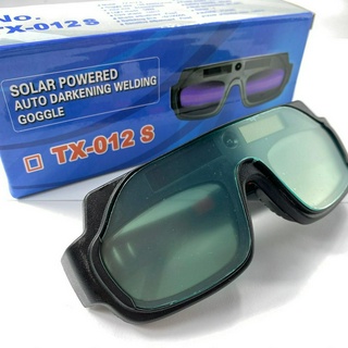 Kính hàn điện tử TX012S tự động cảm biến ánh sáng hồ quang, pin Solar