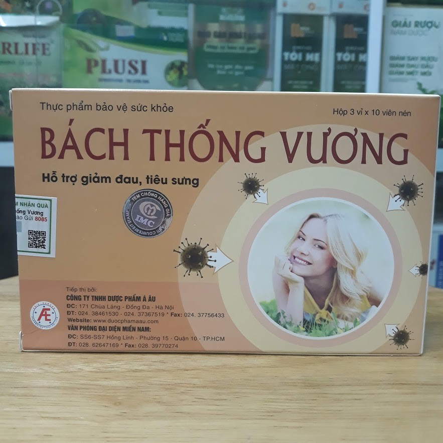 BÁCH THỐNG VƯƠNG - HỖ TRỢ GIẢM ĐAU ,TIÊU SƯNG