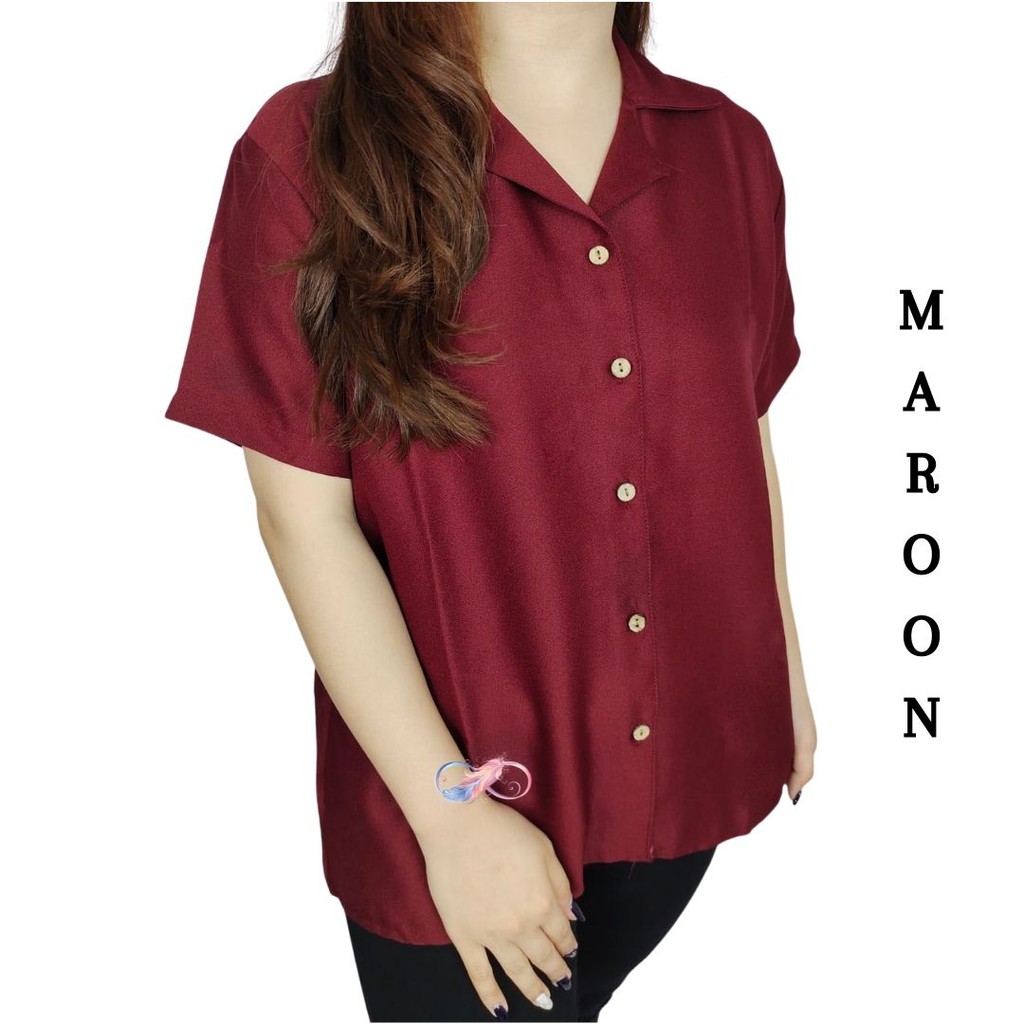 Y&g - Áo sơ mi công sở màu trơn cho nữ / Áo sơ mi trơn / áo sơ mi công sở / hàng đầu cho nữ / FASHION