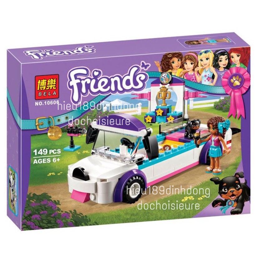 Lắp ráp xếp hình Xe oto thú cưng của Andrea 01017 41301 10606