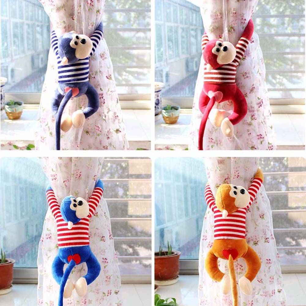 Khỉ Nhồi Bông Tay Dài Mềm Mại Nhiều Màu Dễ Thương Cho Bé