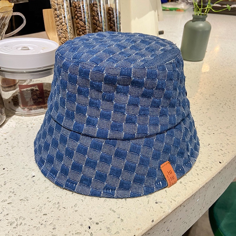 Nón Tai Bèo Họa Tiết Sọc Caro Thời Trang Cho Nữ