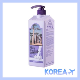 Sữa tắm hương thơm phấn em bé dịu nhẹ thoải mái 1000ml