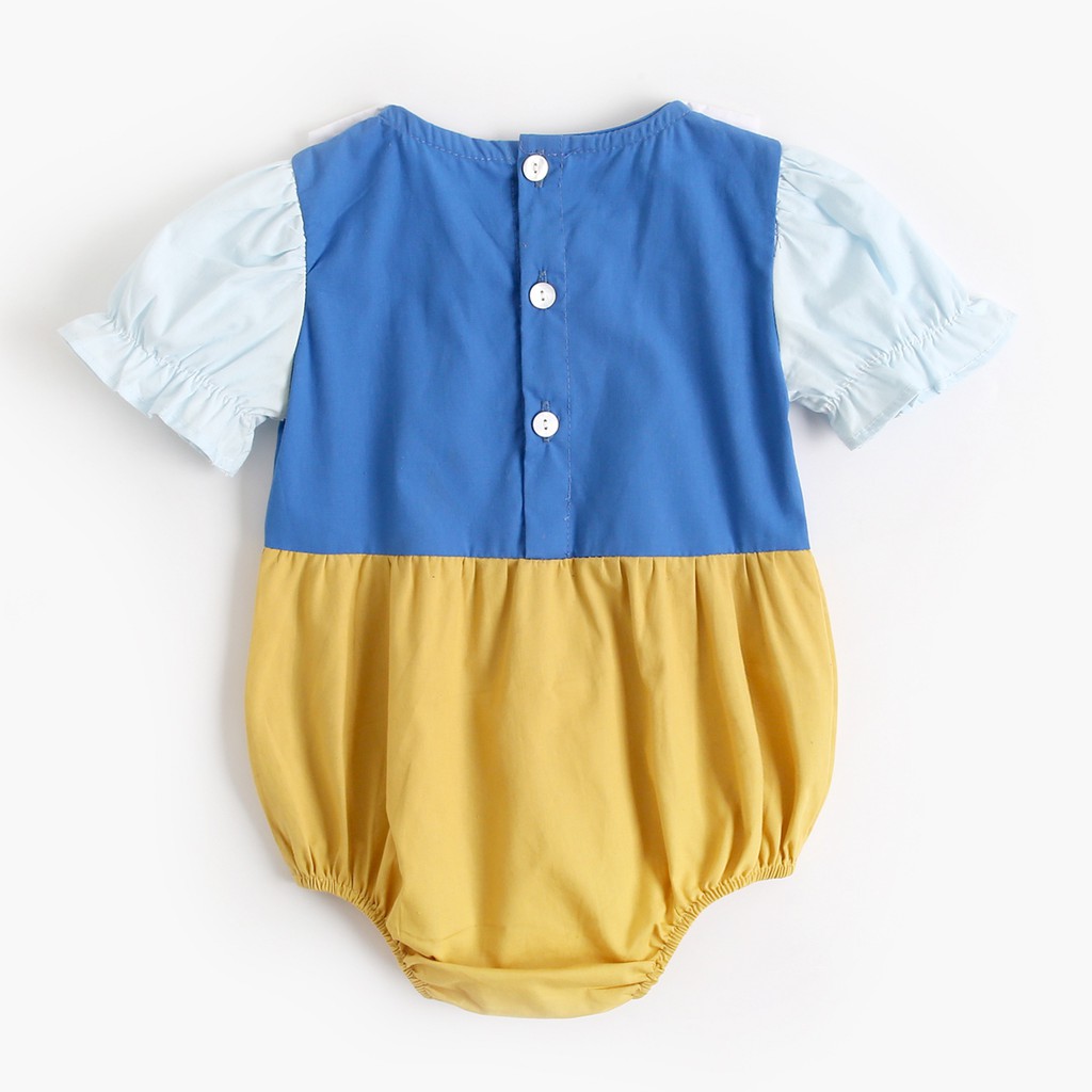 Đồ liền thân kèm băng đô Sanlutoz chất liệu cotton hóa trang thành công chúa thời trang cho bé gái