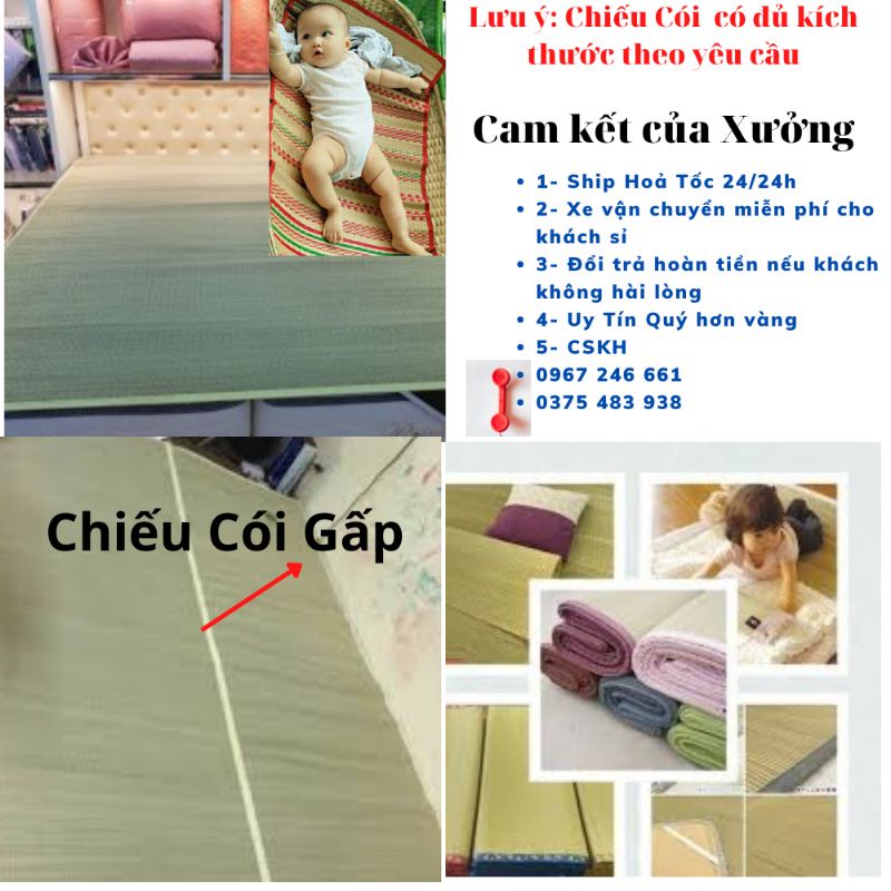 Xả Kho Chiếu cói trắng dệt dày,chiếu cói ngủ văn phòng, chiếu cói Kim sơn,Chiếu Cói Dệt,đủ kích thước, bền dày ,0,8-2m