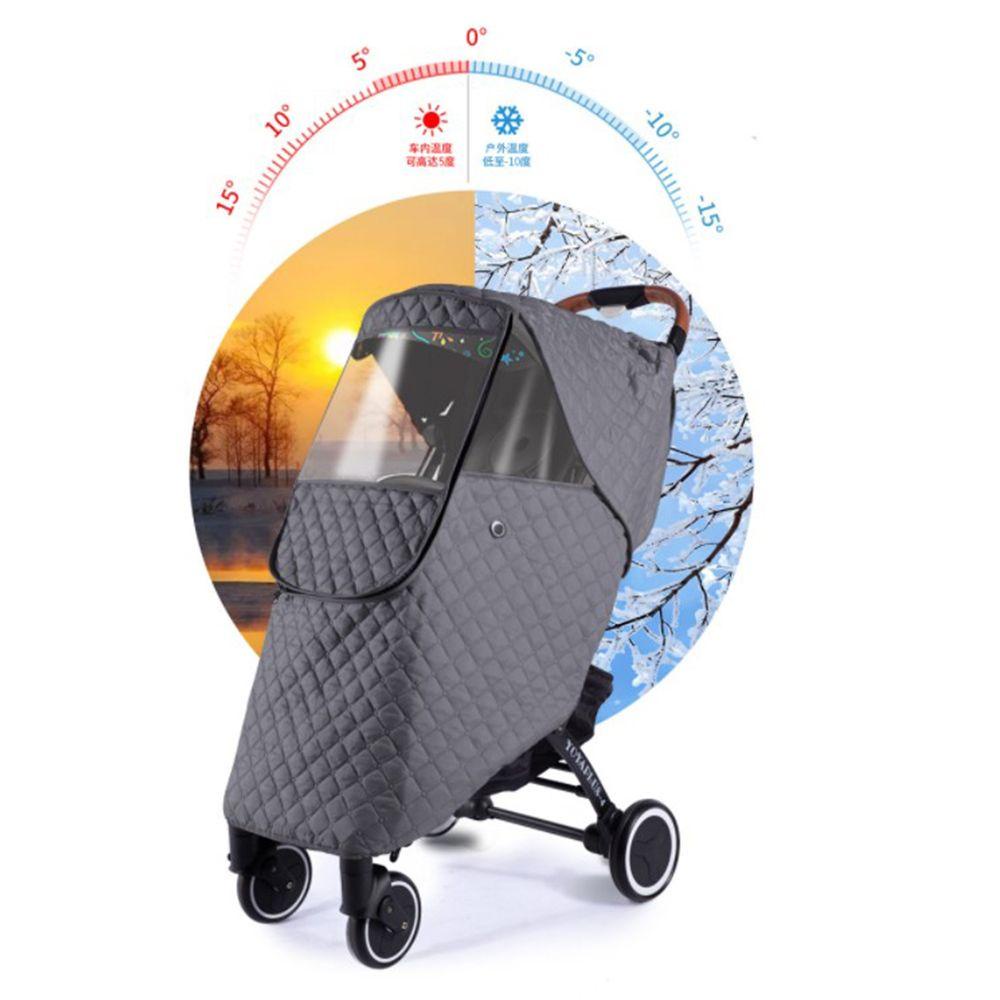 Vỏ Bọc Xe Đẩy Em Bé Dày Dặn Chống Thấm Nước Có Khóa Kéo Tiện Dụng