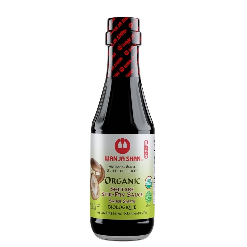 [Gia Vị] Sốt nấm đông cô hữu cơ Wan ja shan gluten free 296ml, non-gmo