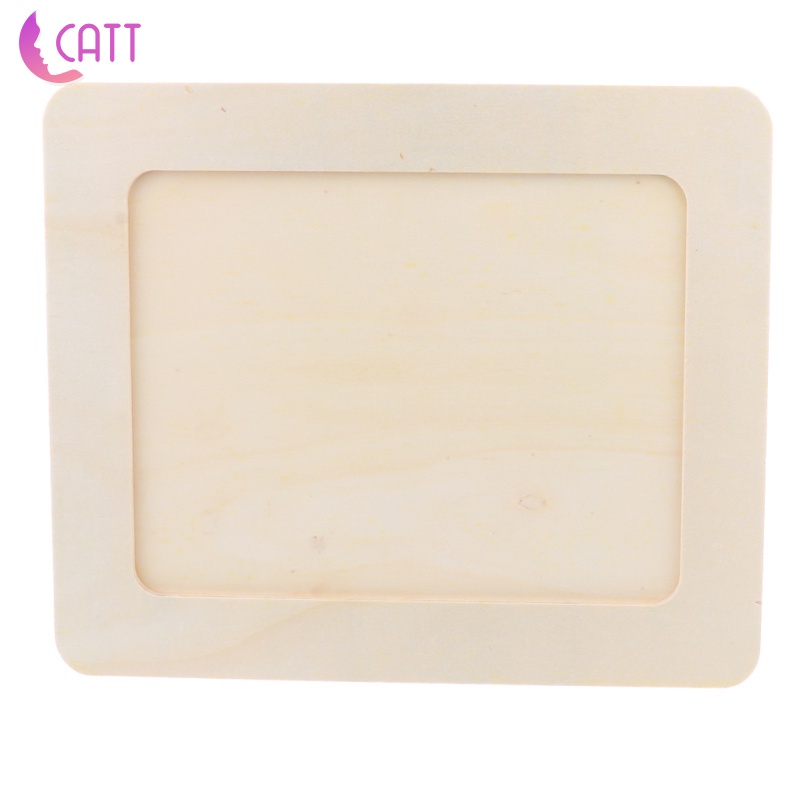 Khung Ảnh Gỗ 19x14cm Chưa Hoàn Thành Diy Cho Bé