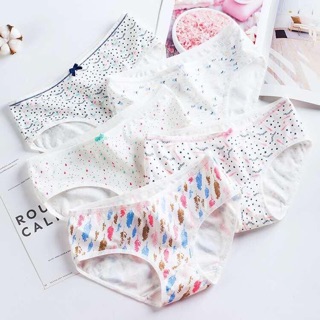 Set 5 quần chip cotton siêu kute