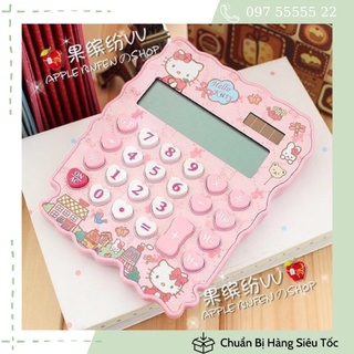Máy Tính Kute Học Sinh Cầm Tay Hình Mèo Kitty Xinh Xắn Tiện Dụng