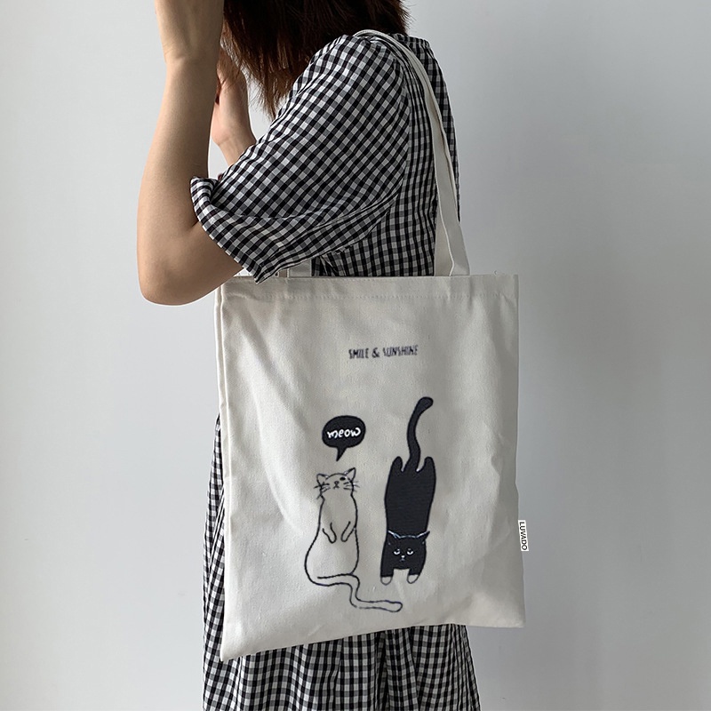 Túi tote bag đẹp vải bố trơn mềm đẹp giá rẻ LUKAMO TX774