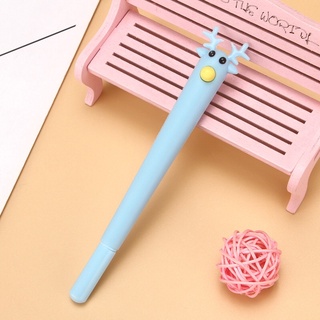 Set 10 Bút tuần lộc bút hươu bút nước ngộ nghĩnh bút gel cute bút nước học sinh ngòi bút nước ruột bút ngòi thay thế