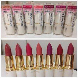 Son lì CEZANNE Lasting Lip Color nội địa Nhật Bản