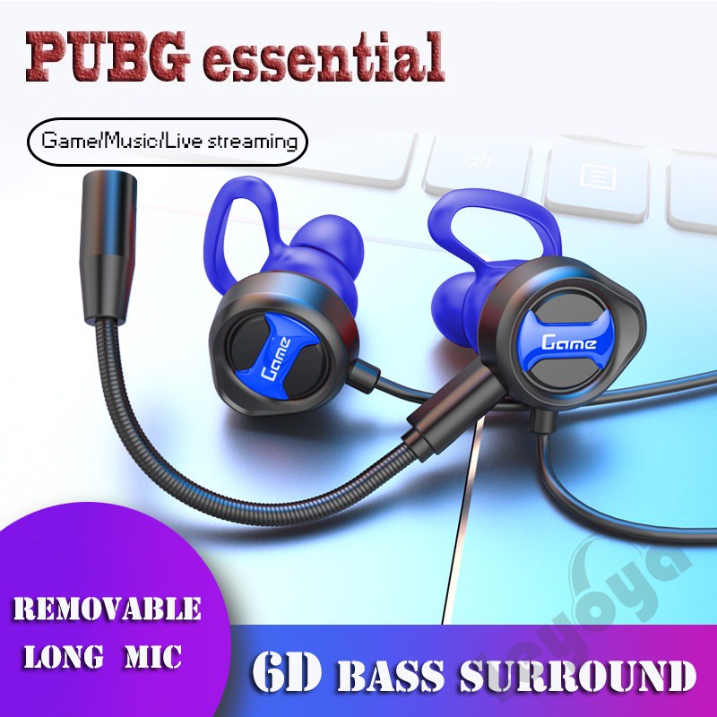 Tai nghe chơi game chụp tai Leyoya T90 chống ồn có mic dành cho game thủ PUBG Xiaomi Huawei Oppo Vivo