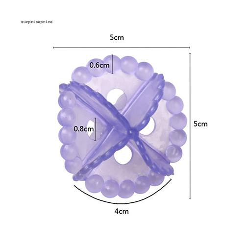 Set 4 Bóng Giặt Làm Mềm Vải Có Thể Tái Sử Dụng