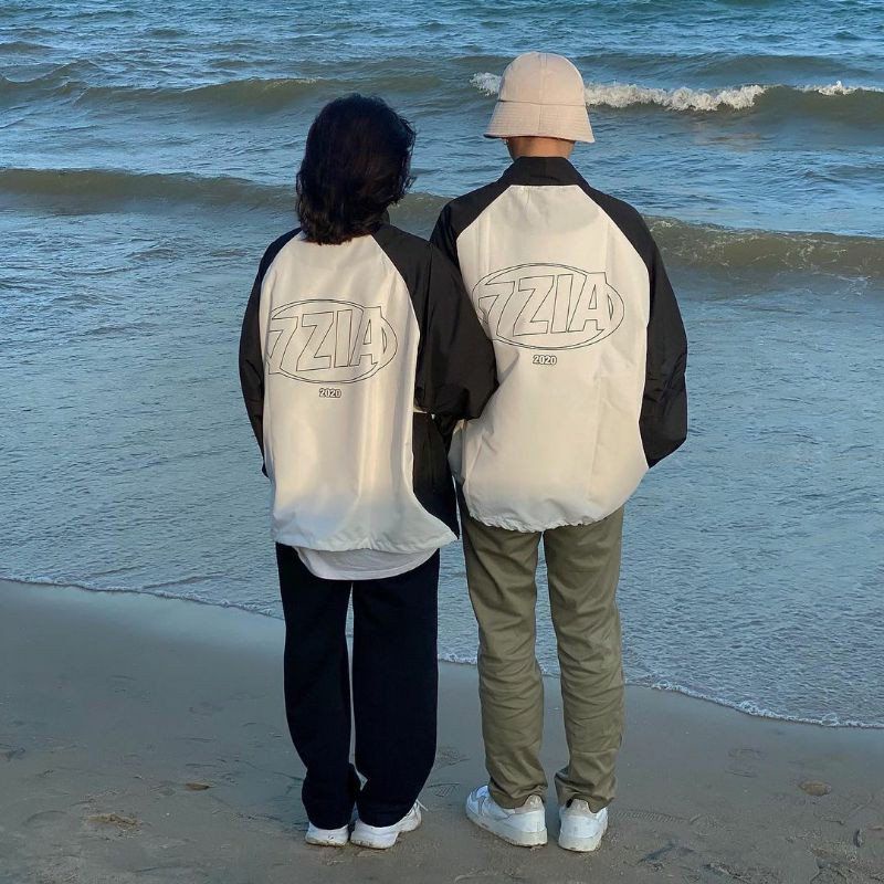 ÁO KHOÁC DÙ BOMBER NAM NỮ FORM ULZZANG IN LOGO "7ZIA" - TD TEENSHOP