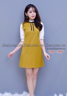 Đầm suông tiểu thư