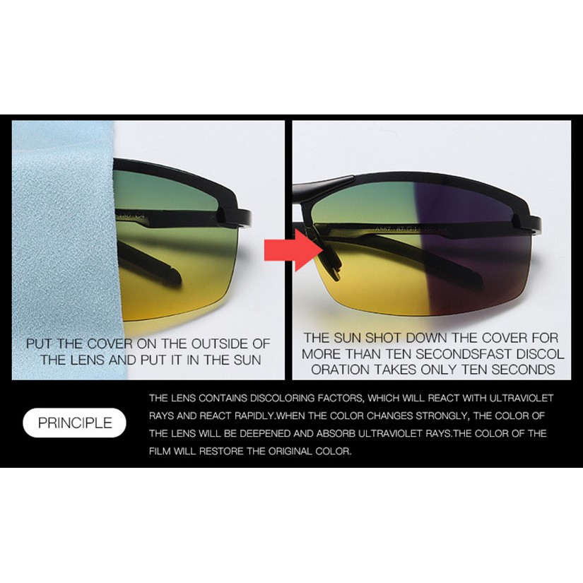 Mắt kính đổi màu đi ngày và đêm A557 - NVfashion | BigBuy360 - bigbuy360.vn