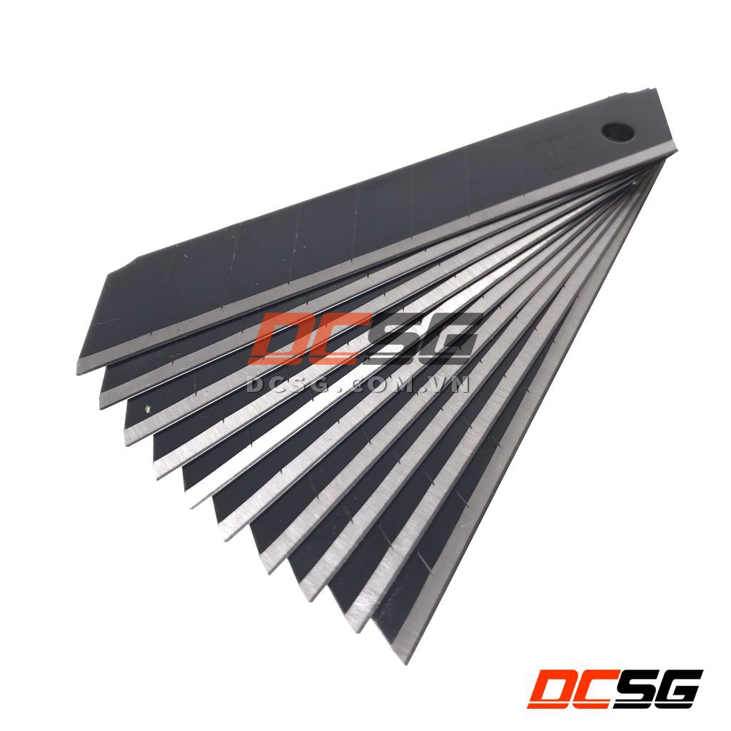 Lưỡi dao cắt 18mm cao cấp thép SK4 - 10 lưỡi KINGTONY 7977-07P02 | DCSG