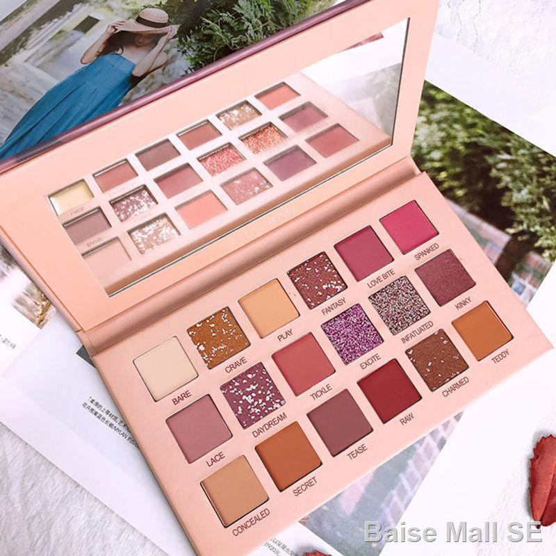 Phấn mắt nhũUltra Fire Color Desert Bảng phấn mắt Sequined Glitter Rose Palette Starter Set