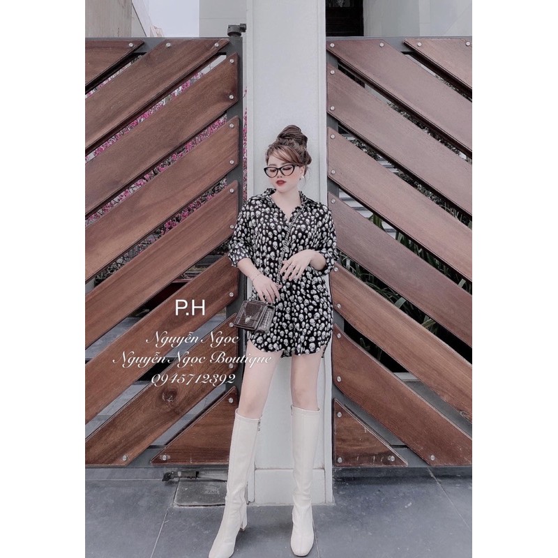 áo sơ mi đầu lâu dáng thụng | BigBuy360 - bigbuy360.vn