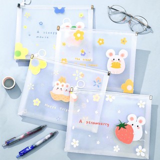 ( SIÊU ƯU ĐÃI ) Túi Đựng Giấy Kiểm Tra Khoá Zip A4/ A5 cho học sinh