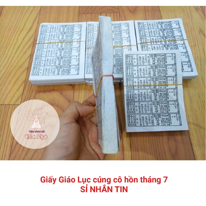 Giấy cúng GIÁO LỤC - Vàng Mã Sỉ Lẻ Giá Rẻ