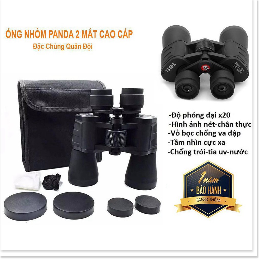 ⚡Ống ngắm, Ống nhòm PANDA (Binnocular) 2 mắt du lịch ngắm cảnh - Bảo hành uy tín 👉 HD Plaza